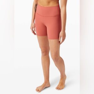 Lululemon Align 6” Shorts Rustic Coral Size 4